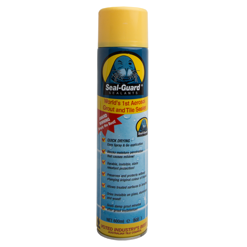 Seal-Guard Spray On Tile & Grout Sealer 600ml Seal Guard Aerosol | Buy